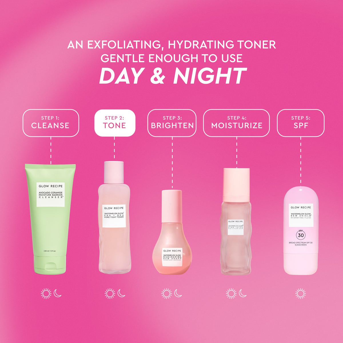 Watermelon Glow PHA+BHA Pore-Tight Toner